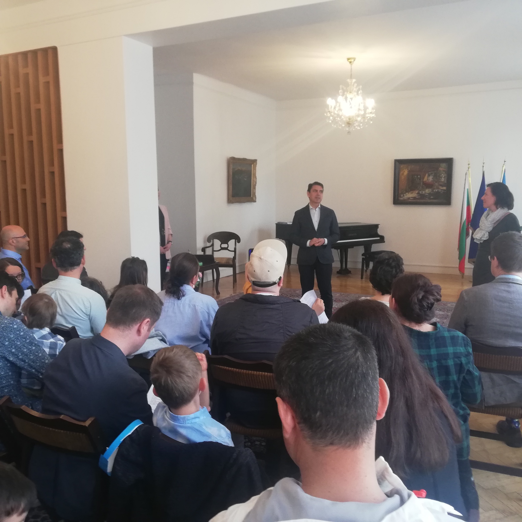 Ceremony at the Embassy of the Republic of Bulgaria in Stockholm to mark the end of the school year of the children from the Bulgarian School in Stockholm